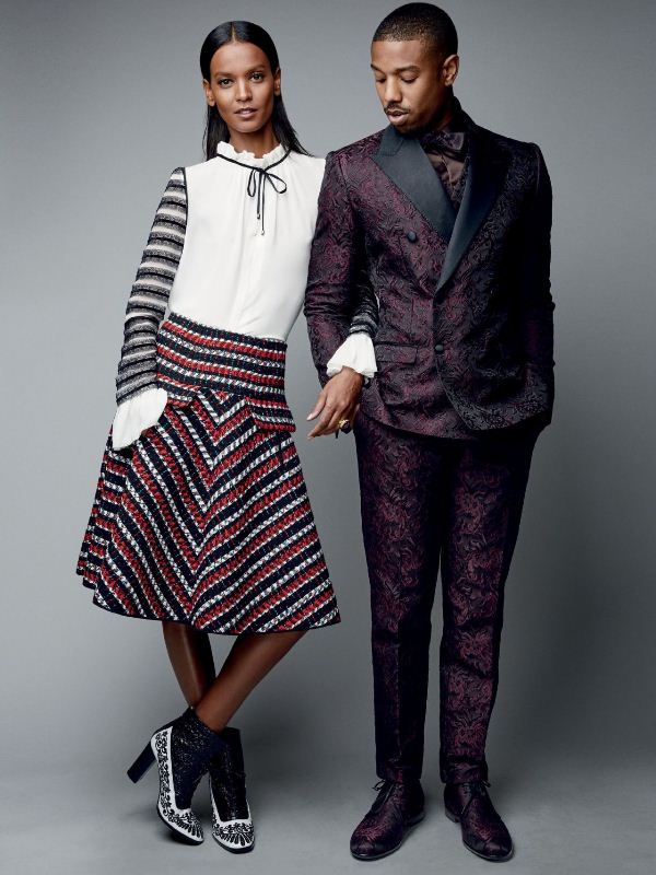 Michael B. Jordan & Liya Kebede For Vogue August 2015